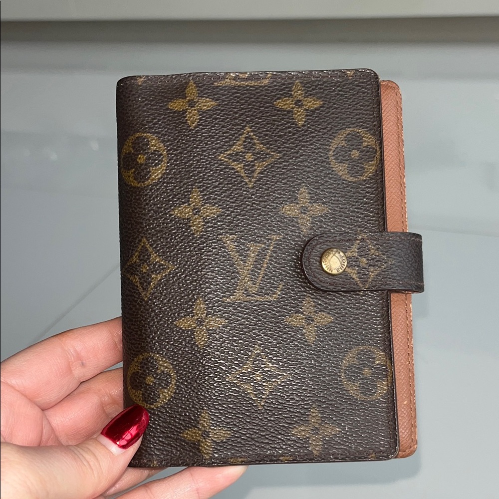 Louis Vuitton Brown Monogram Agenda Card Holder